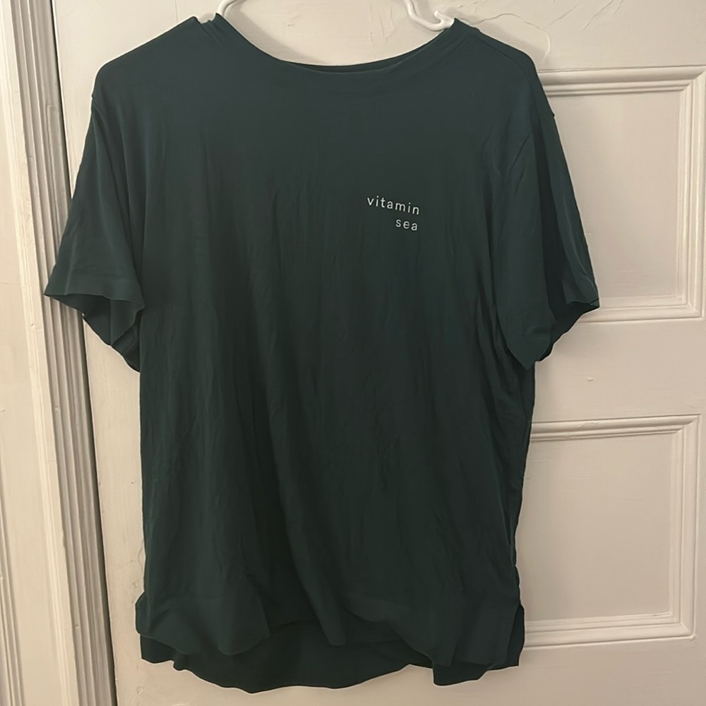 ADAY Can’t Kelp It T Shirt in Moss